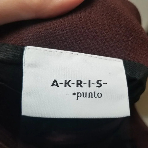 Akris Punto Colour Block Skirt Viscose Wool 8 - Picture 3 of 7